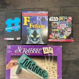 Puzzle and Board Game Set